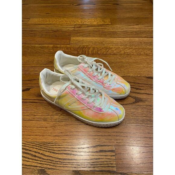 Tretorn Camden Iridescent Holographic Casual Sneakers Women's 8 - Picture 2 of 7
